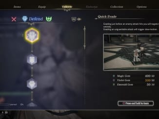 Valkyrie Elysium - Defend Skill Tree List and Guide