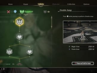 Valkyrie Elysium - Support Skill Tree List and Guide