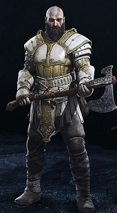 God of War Ragnarok - Kratos Risen Snow Armor