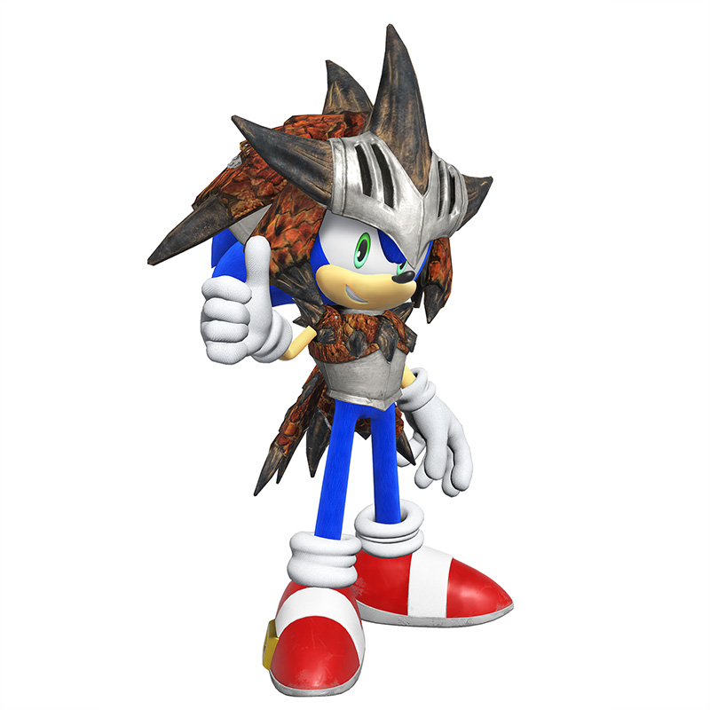 Sonic Frontiers - Monster Hunter Collaboration Pack Sonic Rathalos Cat Armor