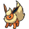 Pokemon Scarlet and Violet - 182 Normal Flareon Icon
