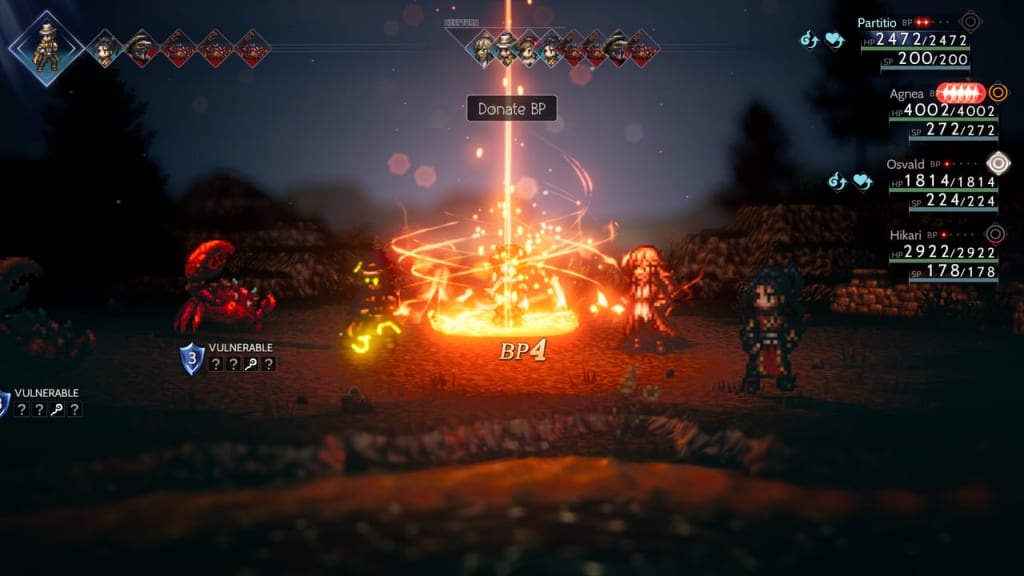 Octopath Traveler II 2 - Partitio Yellowil Latent Power Hoot and Holler