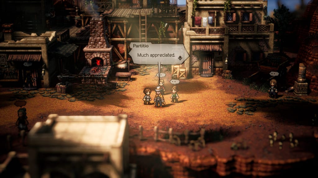 Octopath Traveler II 2 - Partitio Yellowil Path Action Daytime Purchase