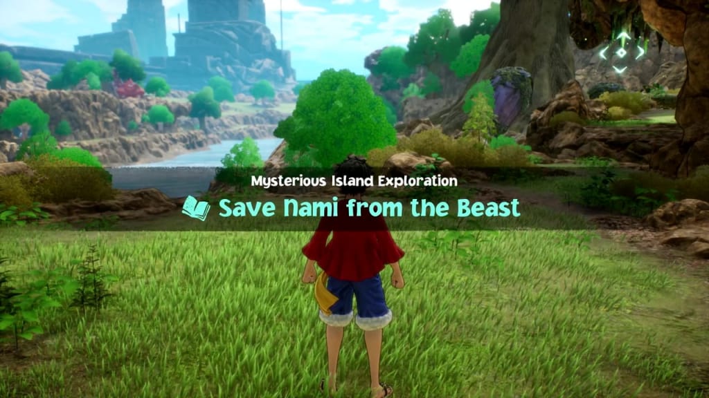 One Piece Odyssey - Mysterious Island Exploration Save Nami from the Beast