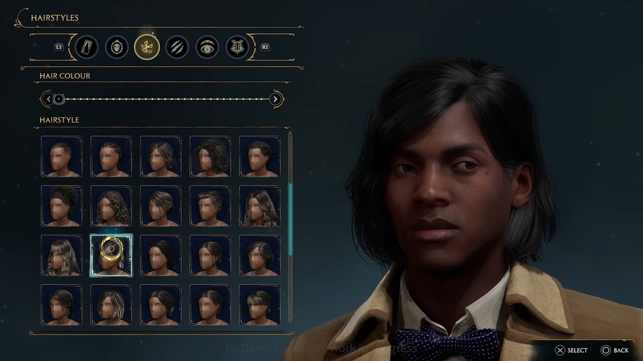 Hogwarts Legacy - Character Creation (Hairstyle)