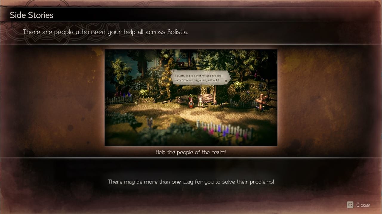 Octopath Traveler II Side Quests guide: Walkthrough for all Side Stories