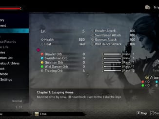 Like A Dragon: Ishin - Ability List and Menu