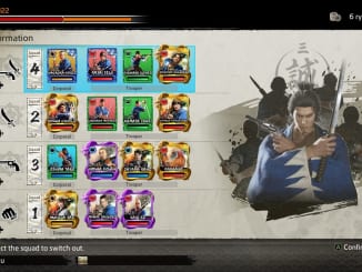 Like A Dragon: Ishin - Trooper Cards List and Formation