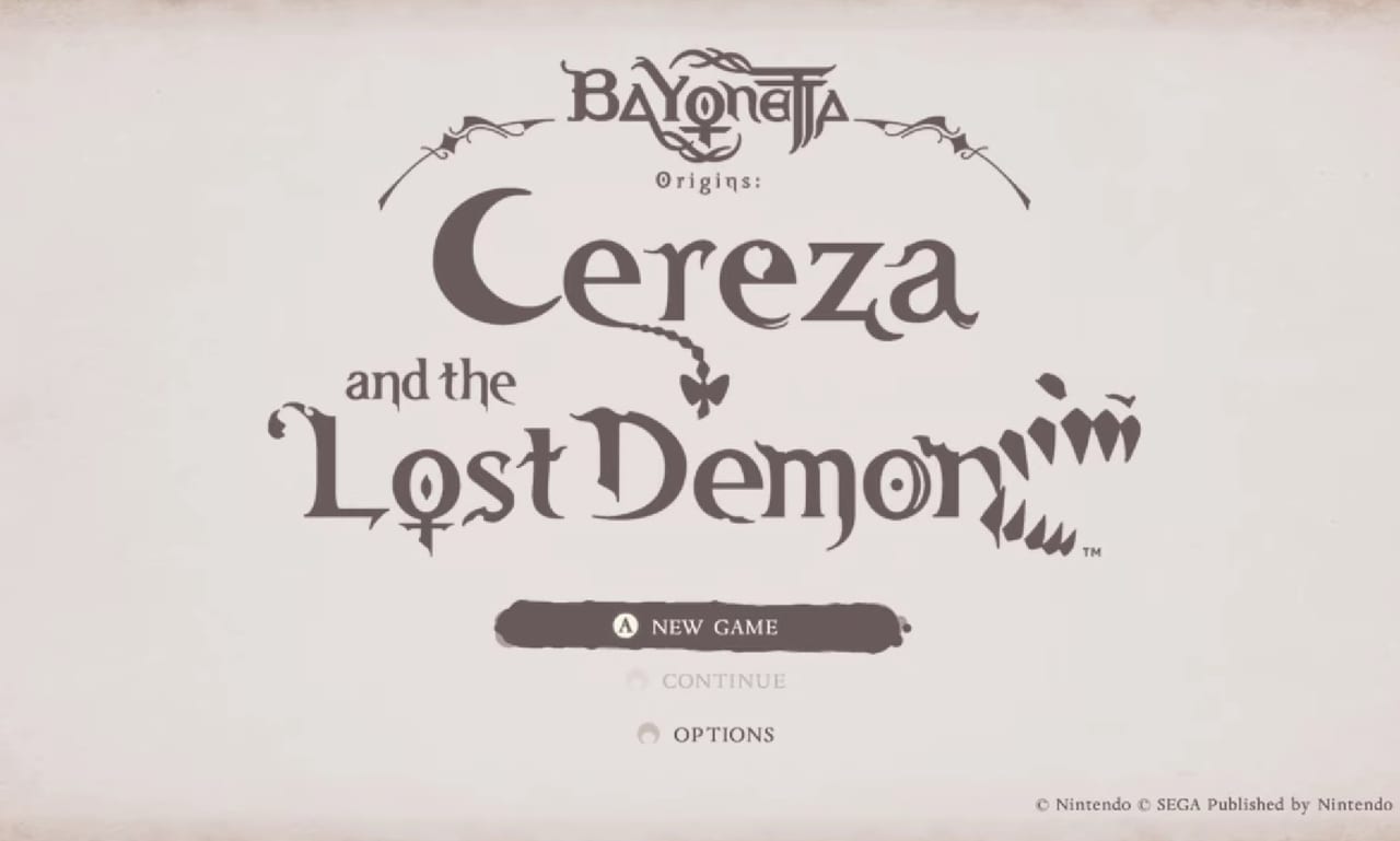 Bayonetta Origins: Cereza and the Lost Demon - Playable Demo Scree