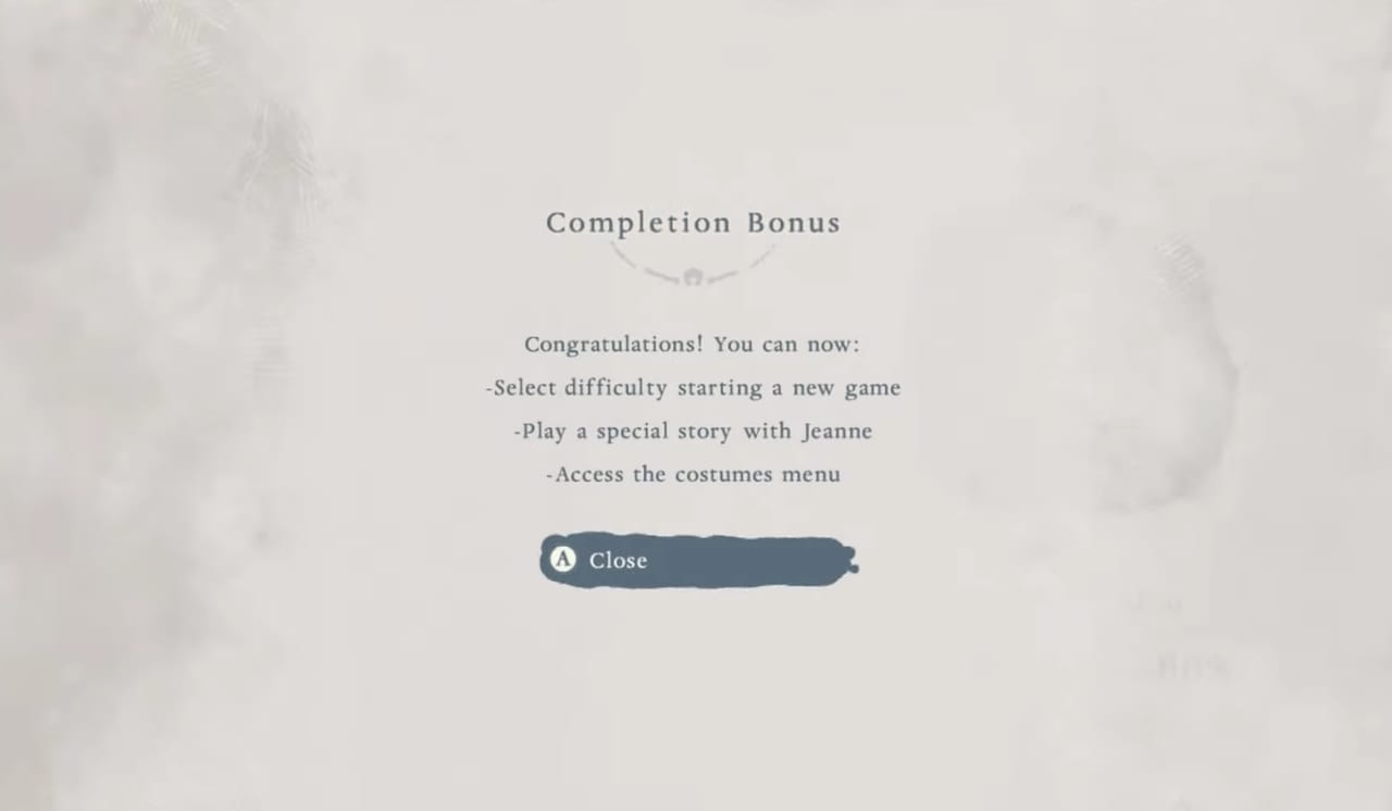 Bayonetta Origins: Cereza and the Lost Demon - Completion Bonuses (Post-Game Unlockables)