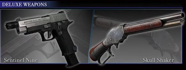 Resident Evil 4 Remake (Biohazard RE 4) - Sentinel Nine Handgun and Skull Shaker Shotgun (Extra DLC Pack)