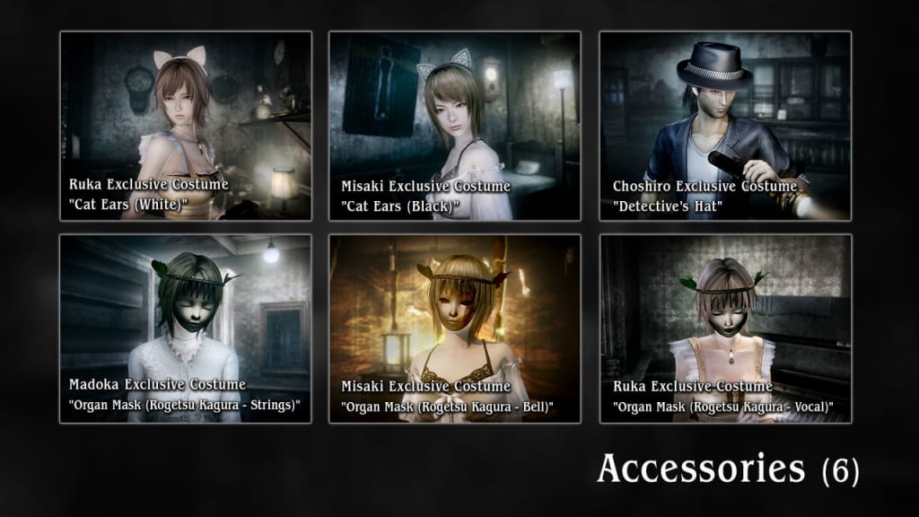 Fatal Frame: Mask of the Lunar Eclipse Remaster Accessories