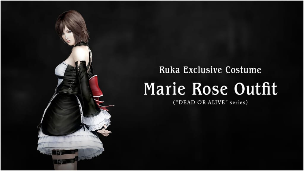 Fatal Frame: Mask of the Lunar Eclipse Remaster Ruka Exclusive Costume "Marie Rose Outfit" (DEAD OR ALIVE series)
