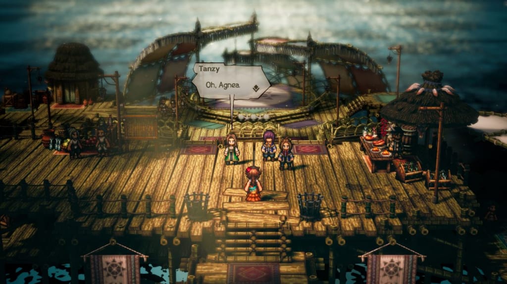 Octopath Traveler 2 - Agnea Chapter 3 Floating Theater