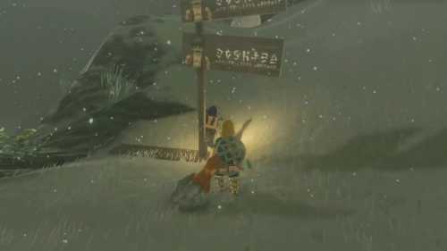 The Legend of Zelda Tears of the Kingdom - Addison Signboard Location 2 In Game