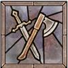 Diablo IV 4 - Barbarian Skill Double Swing Icon