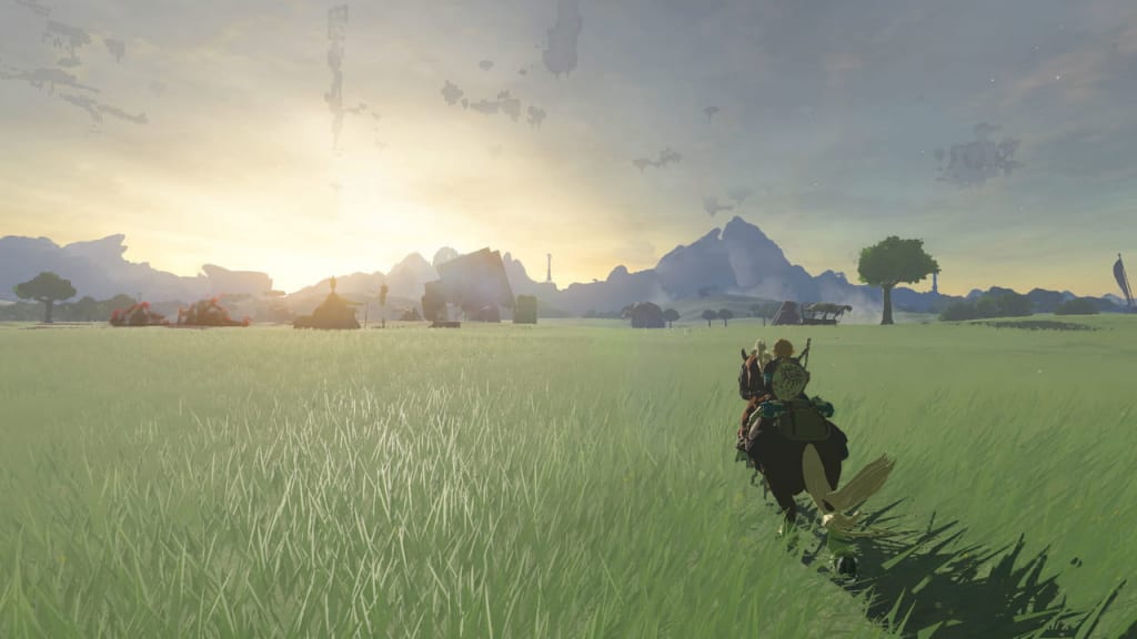 The Legend of Zelda: Tears of the Kingdom (Zelda: TotK) - Riding a Horse