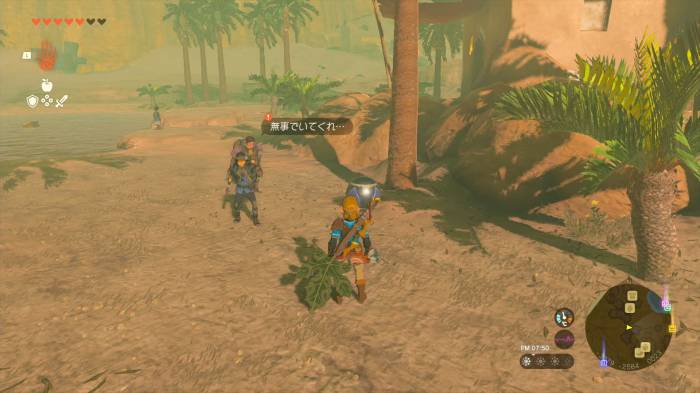 The Legend of Zelda: Tears of the Kingdom Lost in the Dunes Side Quest Location (Detailed)