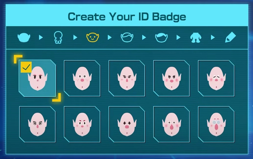 Pikmin 4 - Face Type for Body C (Character Creation)