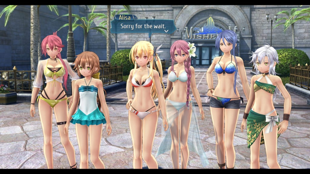 The Legend of Heroes: Trails into Reverie - Beachside Vay-Cay Mini-Game Female Characters
