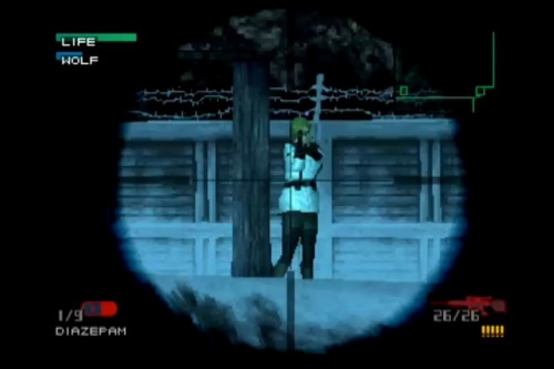 Metal Gear Solid (MGS) - Sniper Wolf Boss Fight (2nd Battle) (MGS1)