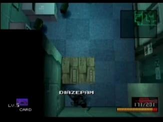 Metal Gear Solid - How to Get Diazepam (MGS1)