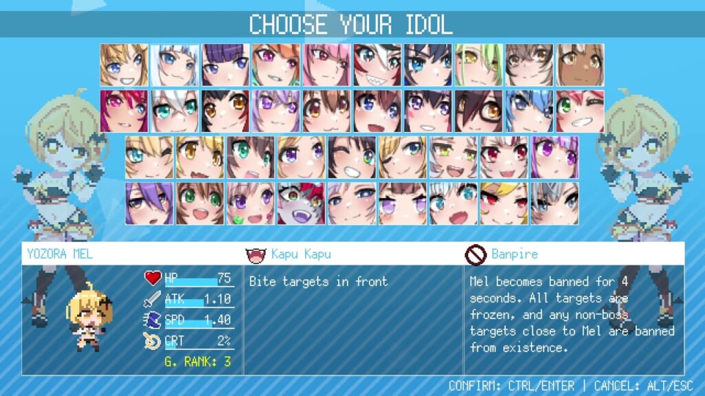HoloCure (Version 0.6) - Yozora Mel Character Guide: Stats and Skills