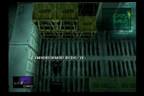 Metal Geard Solid - Cardboard Box A Location (MGS1)