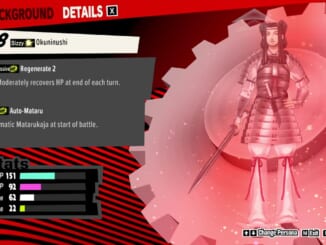 Persona 5 Tactica - Dizzy Race Affinity Persona Compendium List