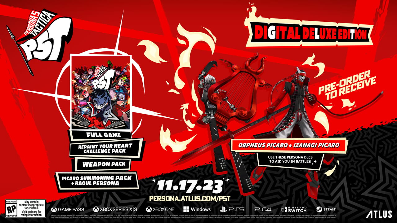 Persona 5 Tactica - Game Editions Digital Deluxe Edition