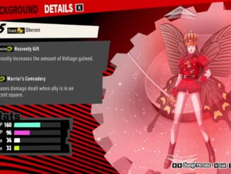 Persona 5 Tactica - Shock Race Affinity Persona Compendium List