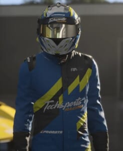 Forza Motorsport 8 - Diagonal Blue Driver Suit