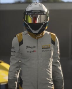 Forza Motorsport 8 - Minimalist Yellow Driver Suit
