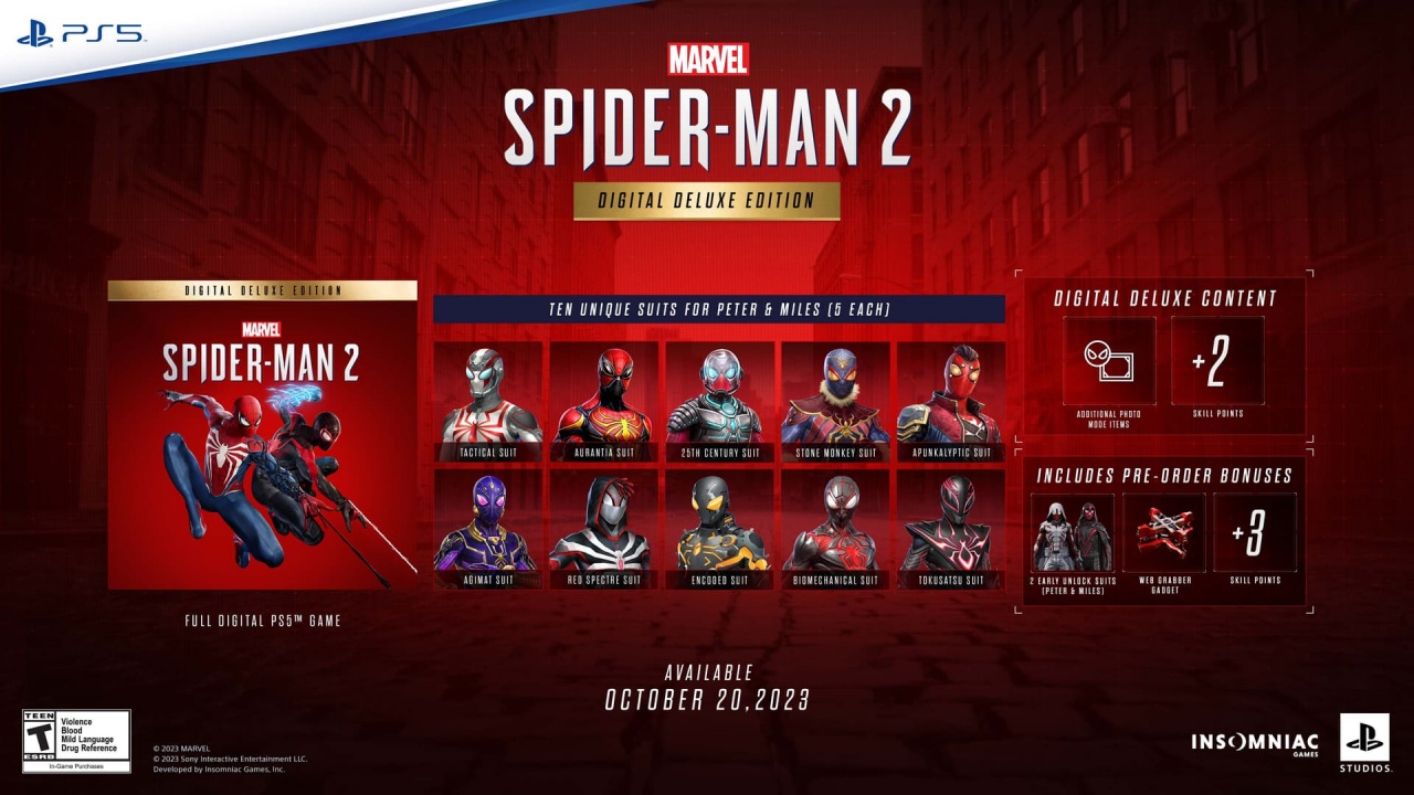 Marvel's Spider-Man 2 - Digital Deluxe Edition