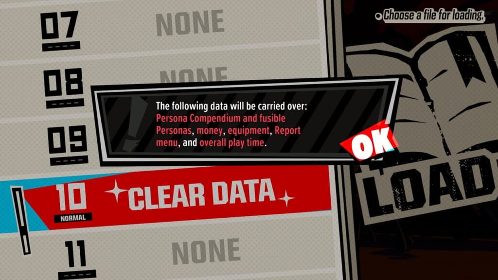 Persona 5 Tactica - Clear Data Carry Over Rewards