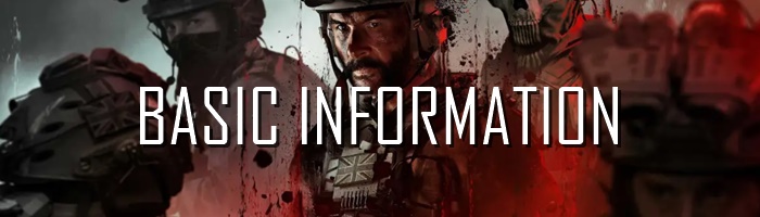 Call of Duty Modern Warfare 3 (MW3) - Basic Information Banner