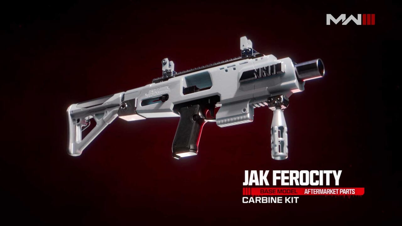 Call of Duty: Modern Warfare 3 (MW3) - Jak Ferocity Carbine Conversion Kit