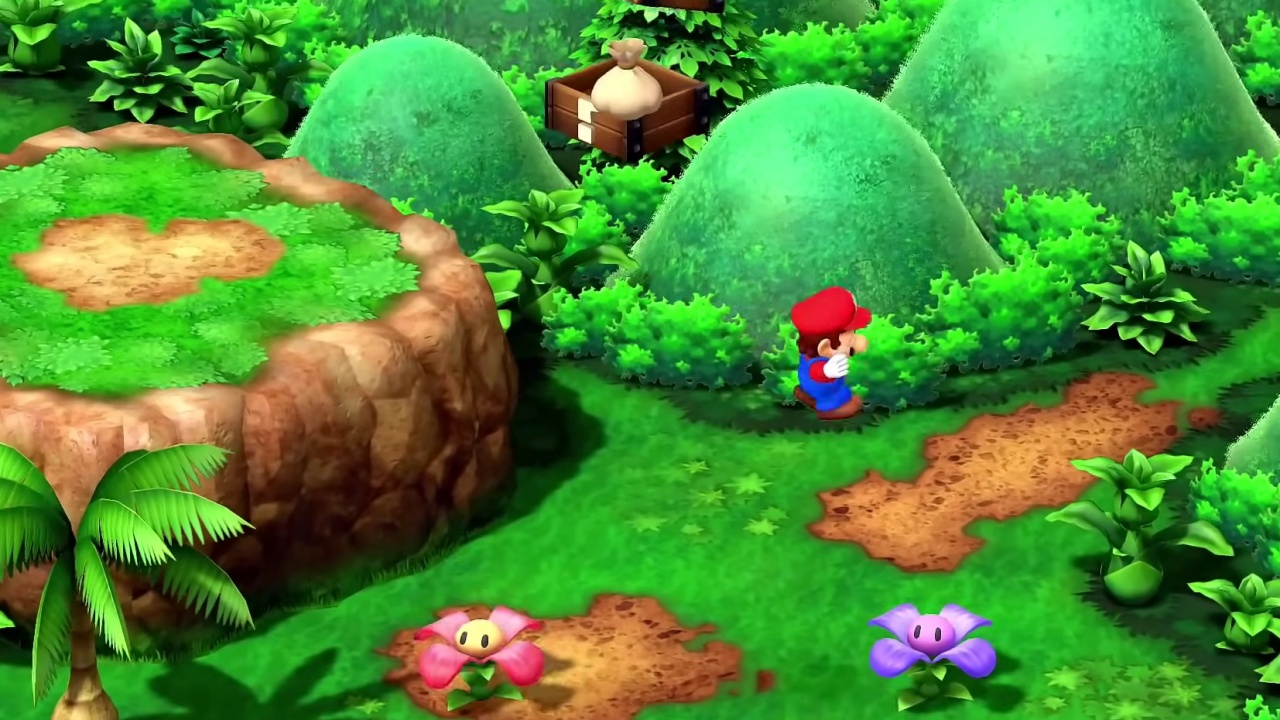 Super Mario RPG Remake - Bandit's Way Hidden Chest 1 (Croaka Cola)