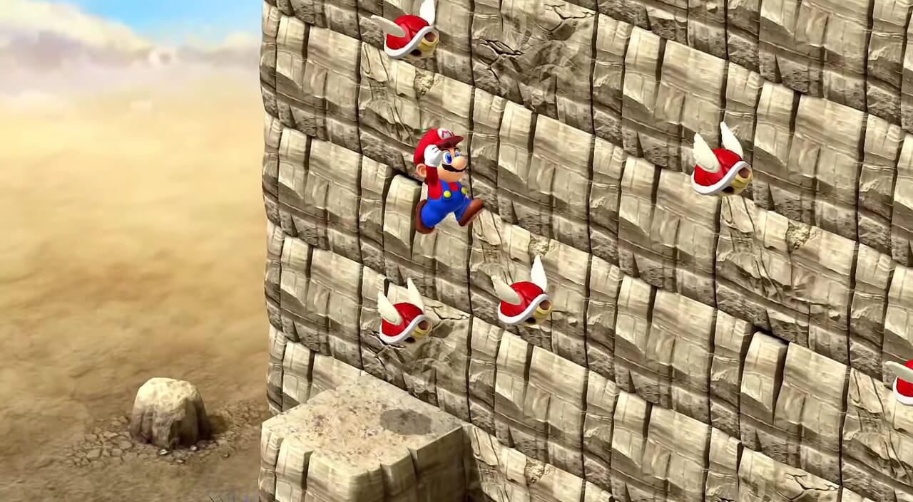 Super Mario RPG Remake - Cliff Climb Mini Game