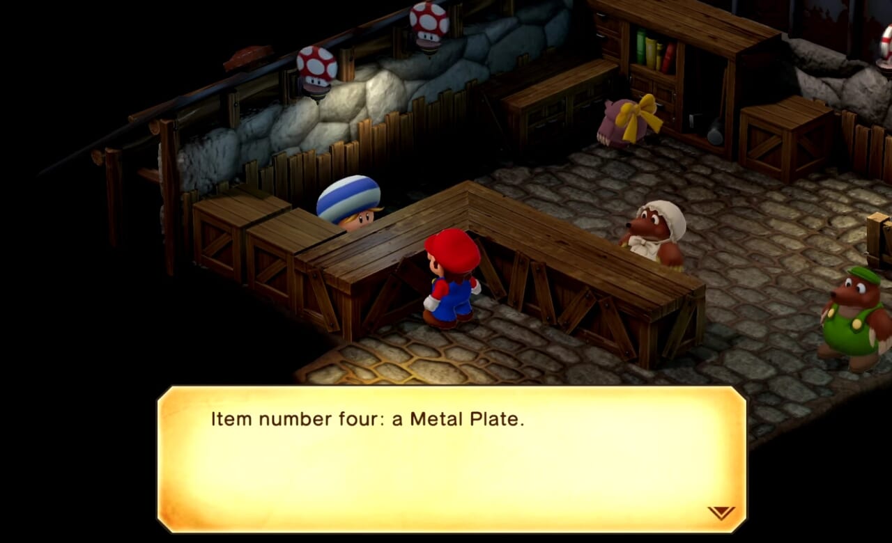 Super Mario RPG Remake - Frying Pan (Treasure-Hunting Toad Shop)