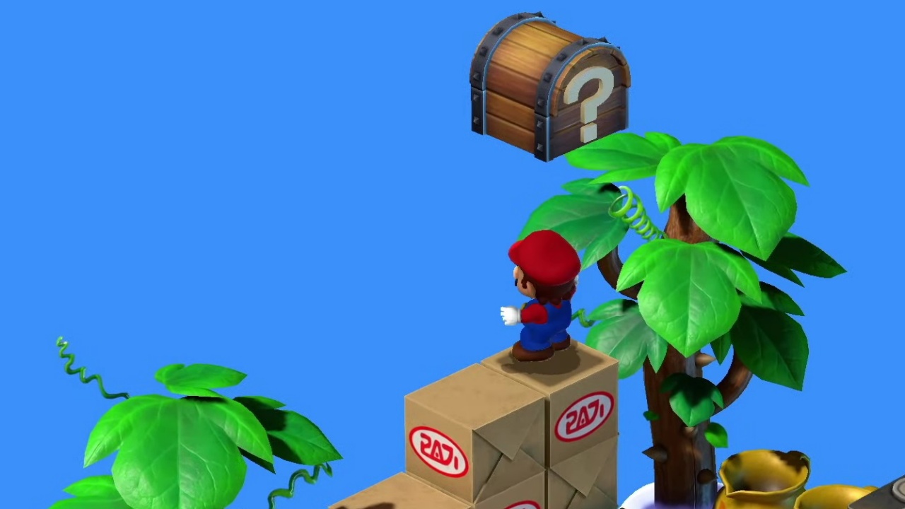 Super Mario RPG Remake - Nimbus Land Hidden Chest 1