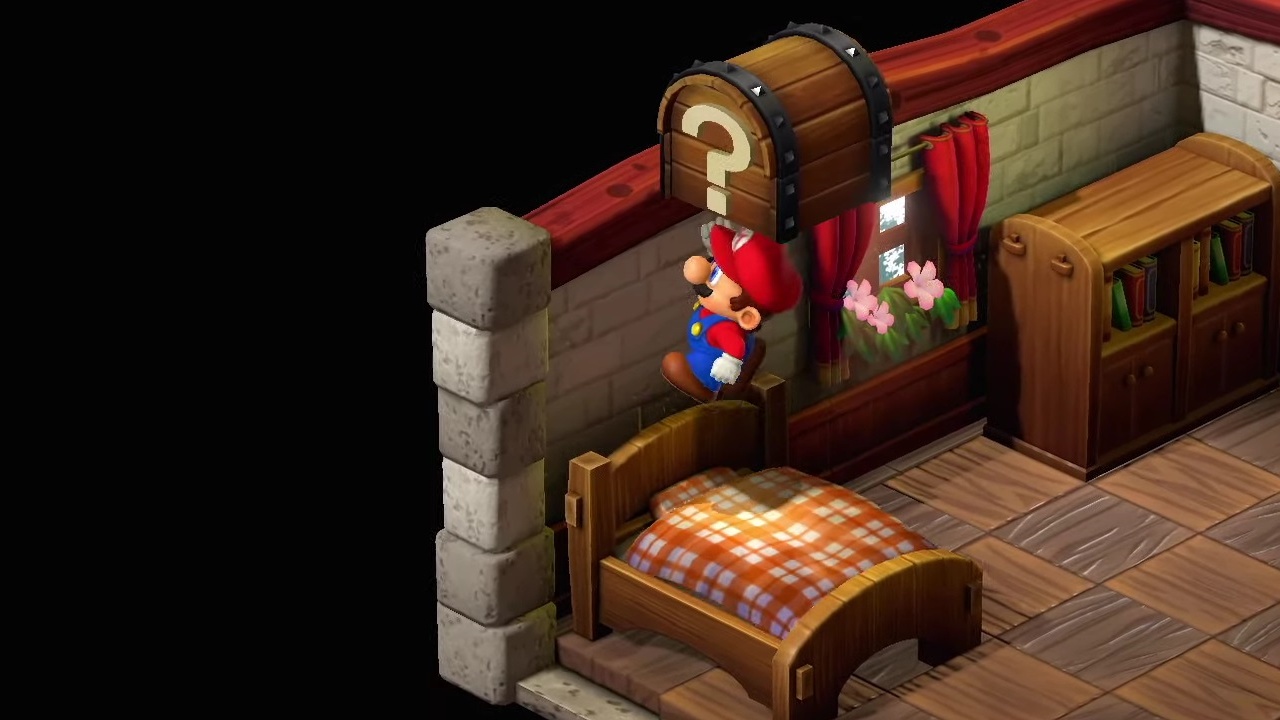Super Mario RPG Remake - Rose Town Hidden Chest 2 (Frog Coin)