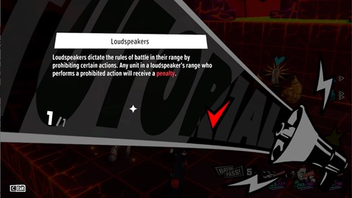 Persona 5 Tactica - Stage Mission 34 Loudspeaker Guide
