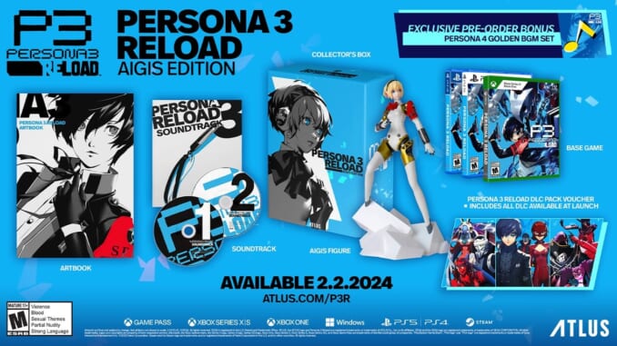 Persona 3 Reload - Game Editions - SAMURAI GAMERS