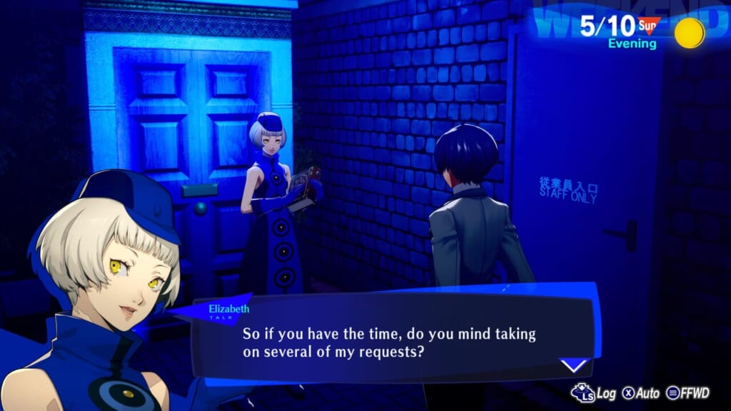 Persona 3 Reload - Elizabeth's Requests