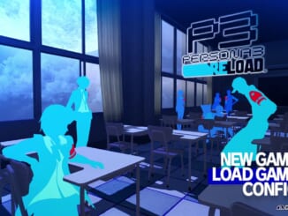 Persona 3 Reload - Main Menu Load Game