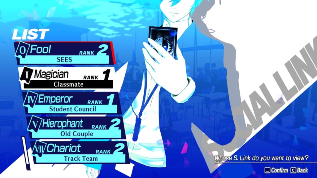 Persona 3 Reload (P3RE, Persona 3 Remake) - Social Link List and Recruitment Guide