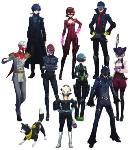 Persona 3 Reload - Day One DLC Persona 5 Royal Phantom Thieves Costume Set