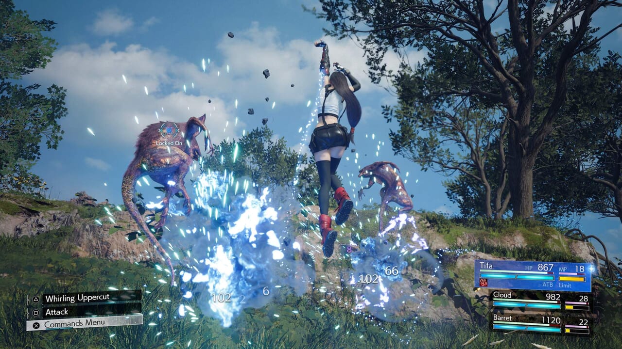 Final Fantasy 7 Rebirth (FF7 Rebirth) - Tifa Whirling Uppercut Ability