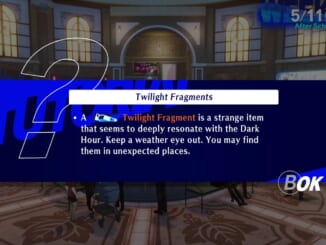 Persona 3 Reload (P3RE, Persona 3 Remake) - Twilight Fragment Overview and Guide